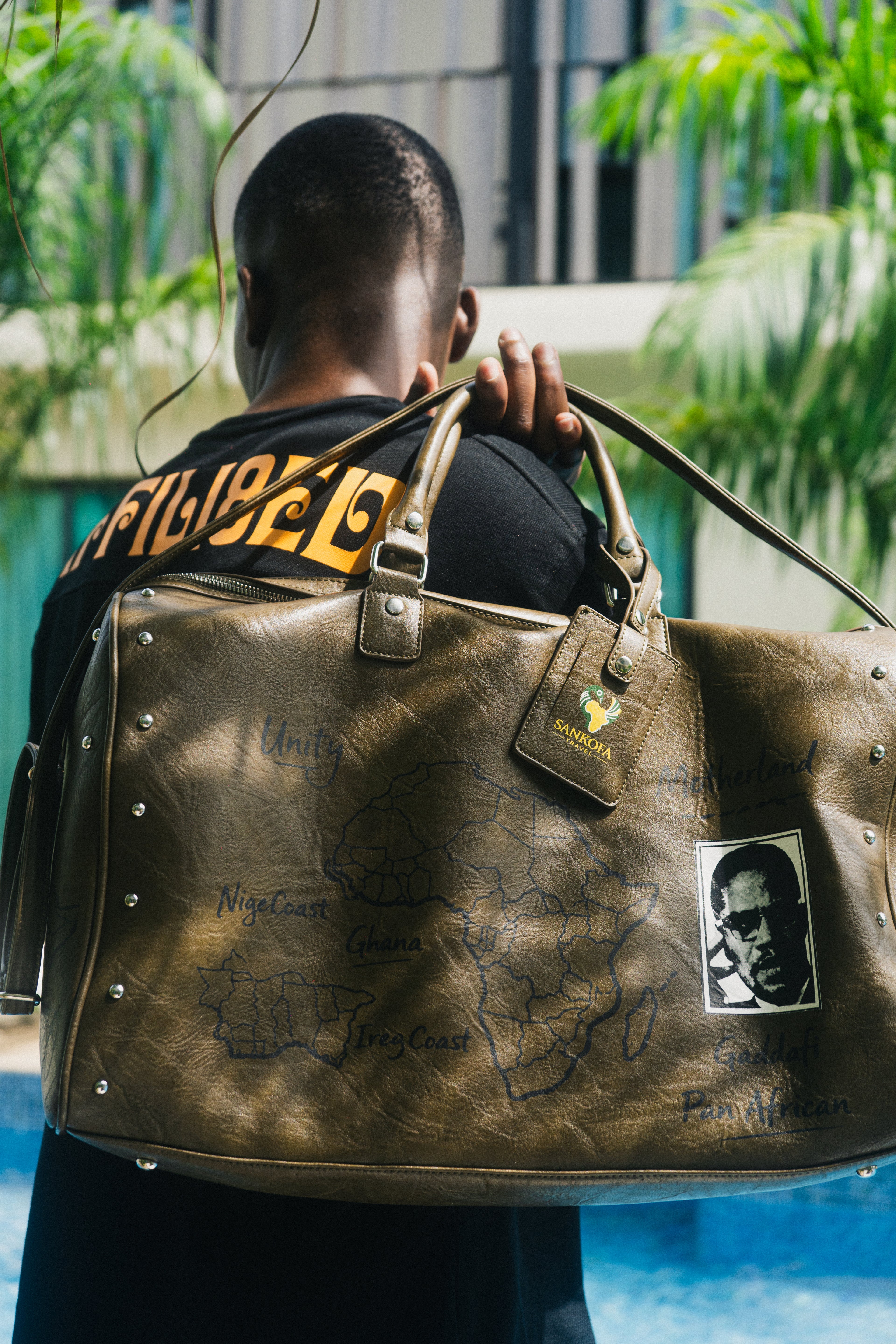 Sankofa Premium Green Duffle