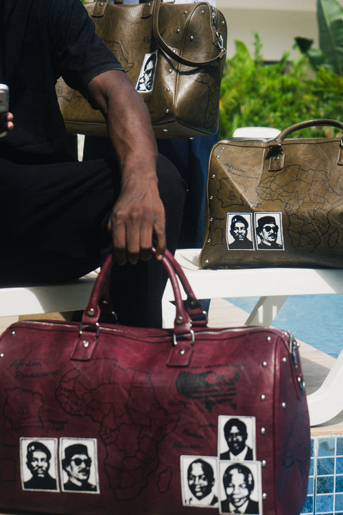Sankofa Premium Red Duffle