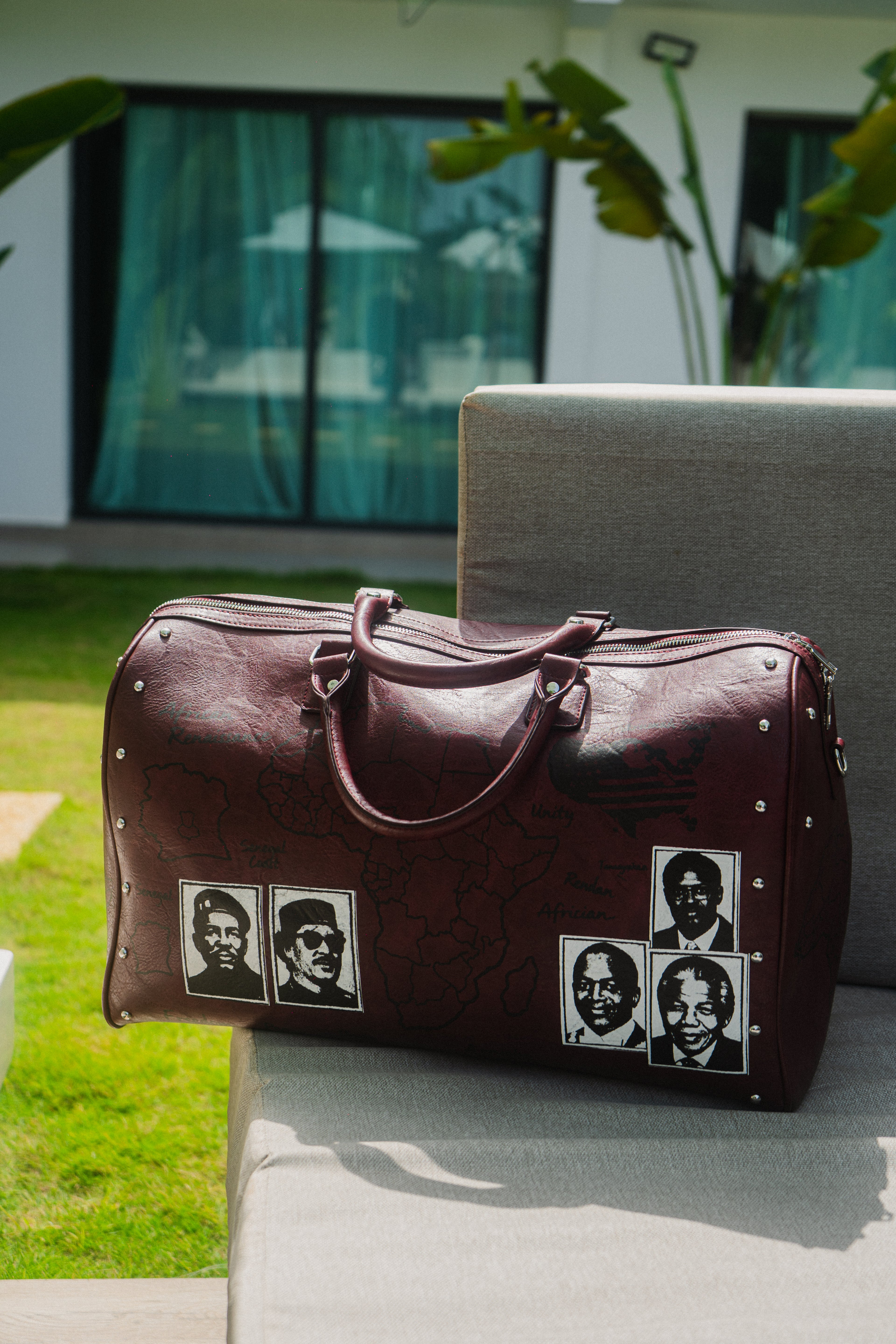 Sankofa Premium Red Duffle