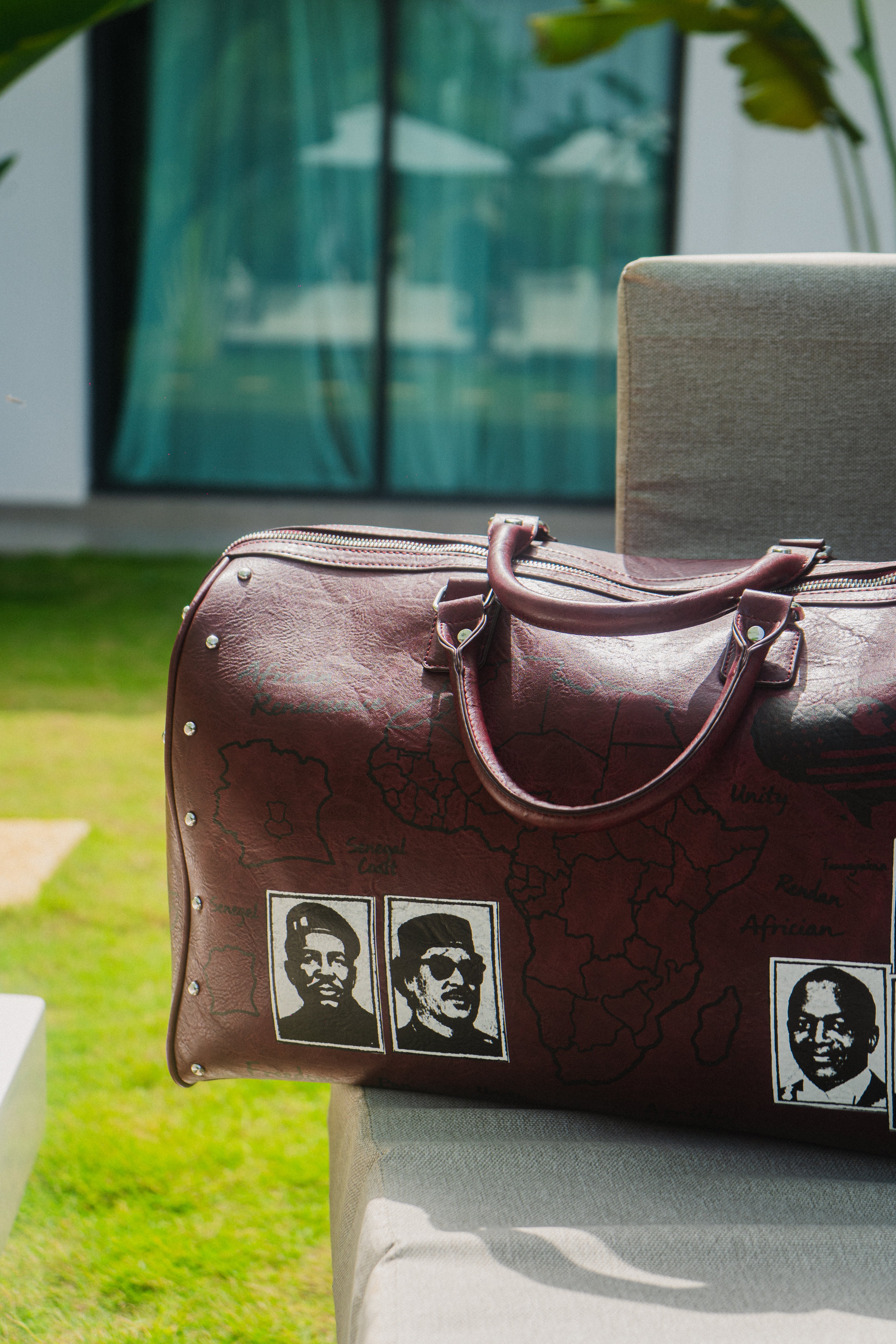 Sankofa Premium Red Duffle