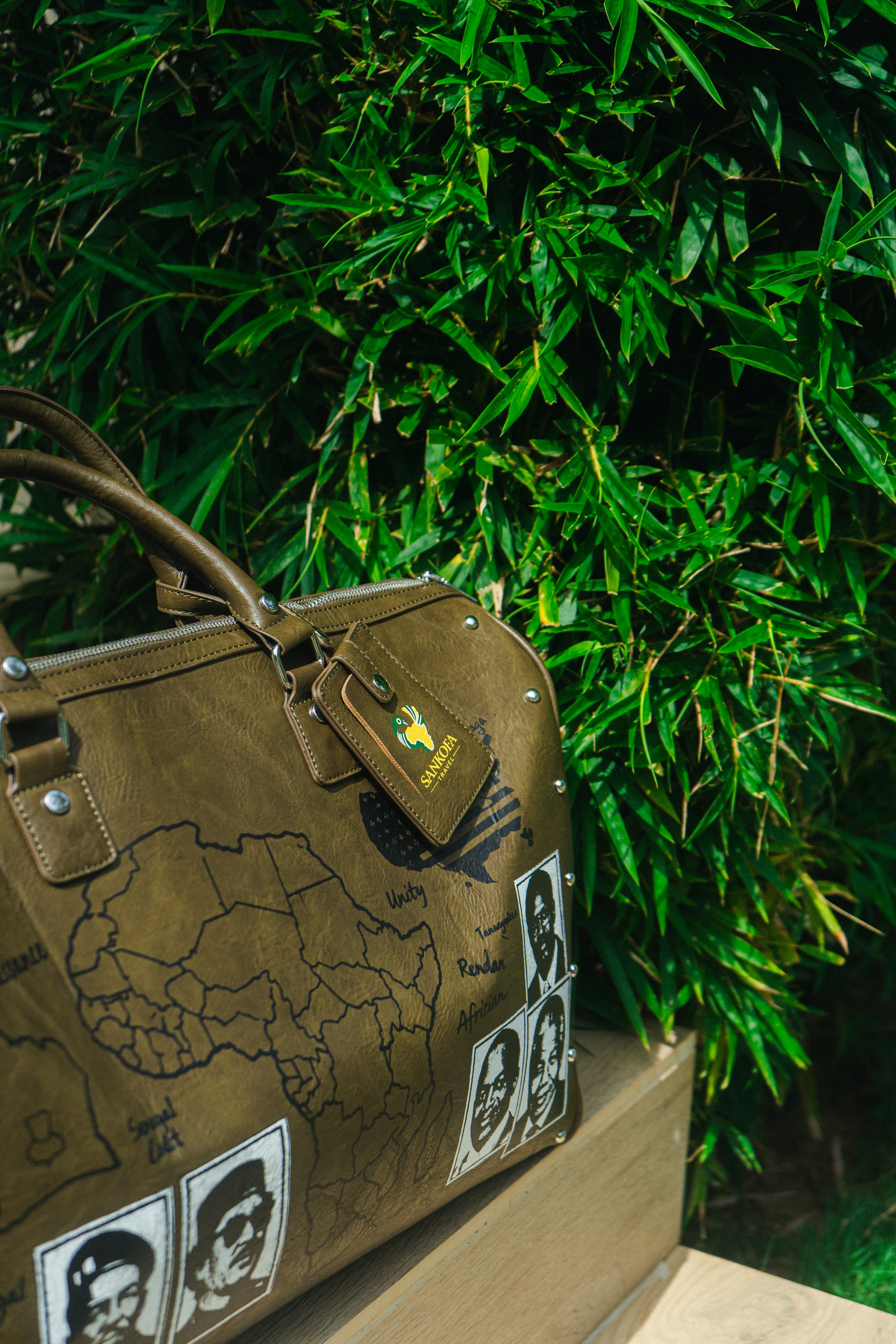 Sankofa Premium Green Duffle