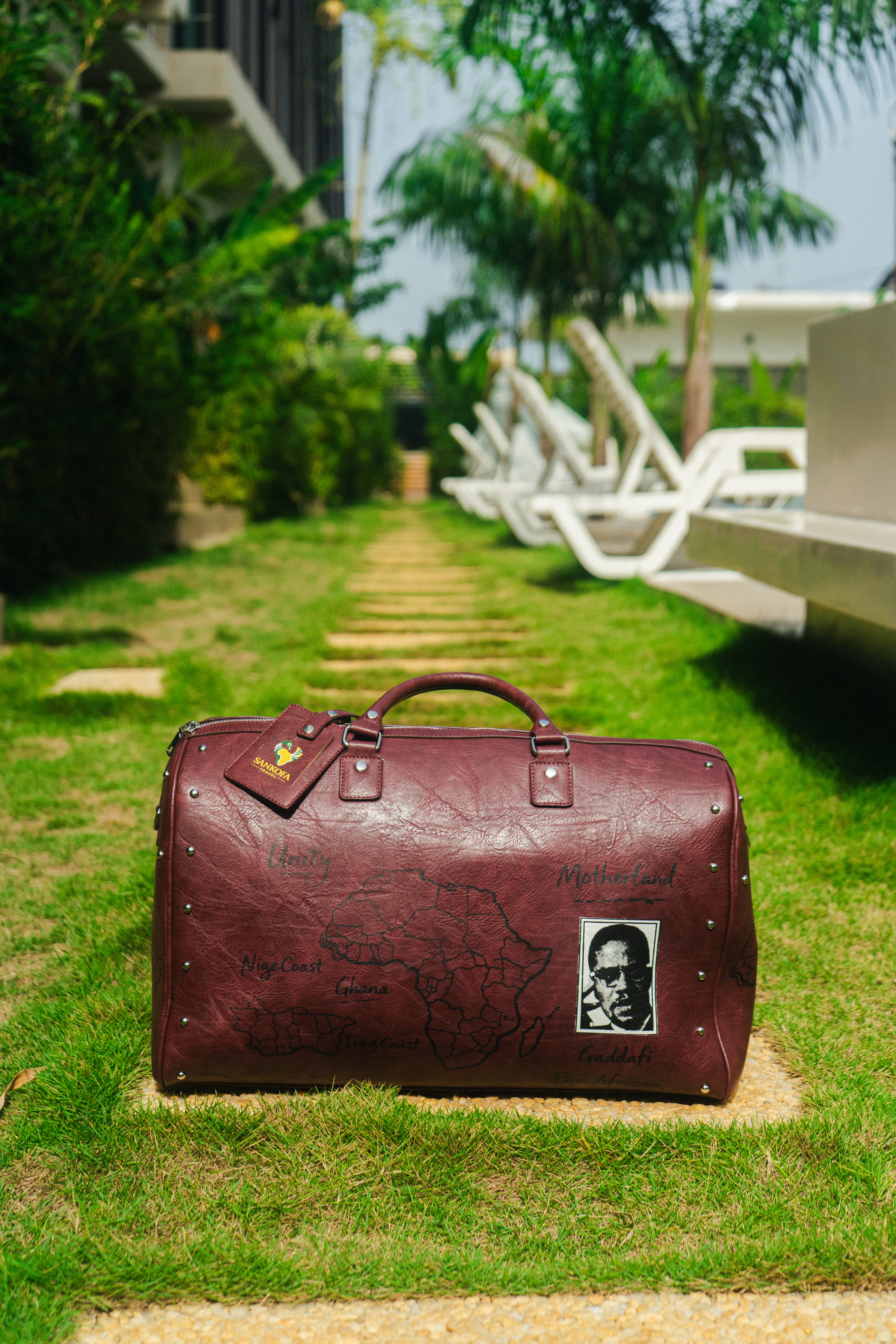 Sankofa Premium Red Duffle