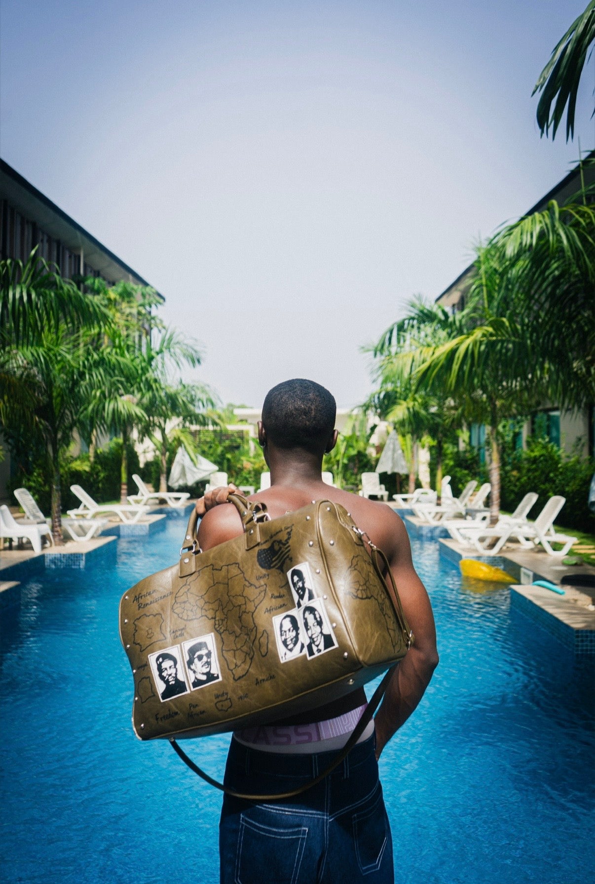 Sankofa Premium Green Duffle